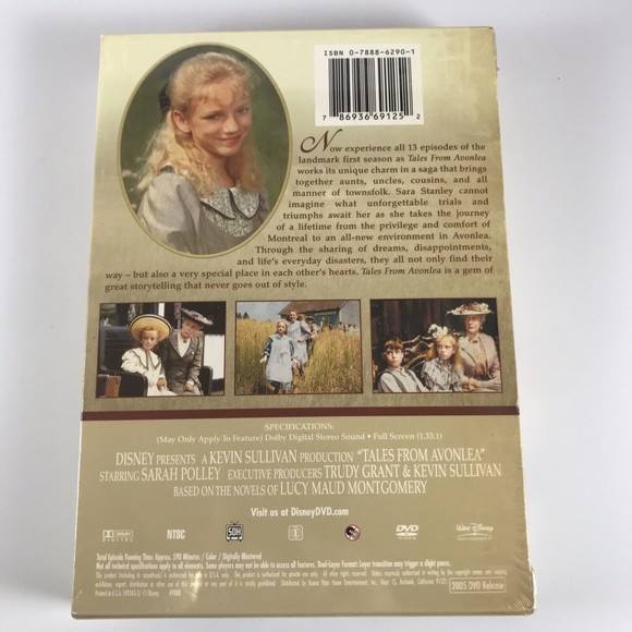 Disney's Tales From Avonlea: Complete First Season (DVD, 2005, 3-Disc Set) - Picture 5 of 5